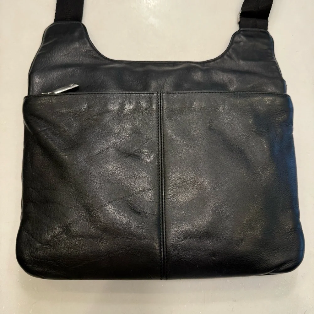 Tumi Shoulder Bag 6923D Bryce Flap Bodybag Cowhide Messenger Grained Leather